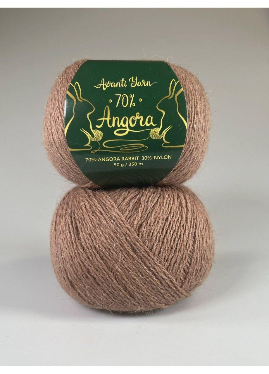 Angora (пряжа Ангора 70%) - 933 коричневый Avanti (361878841)