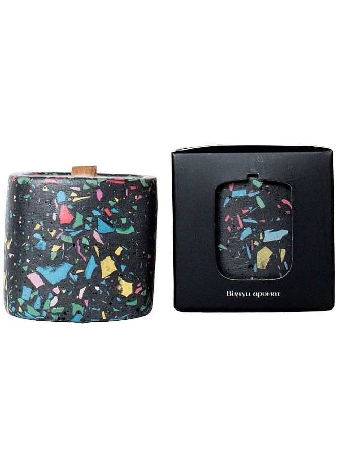 Парфюмерная свеча "Fruits Tropicaux", черная Hand Crafted Soy Wax (мини) 50g (1371065-17594675) Choice Aroma (368865811)