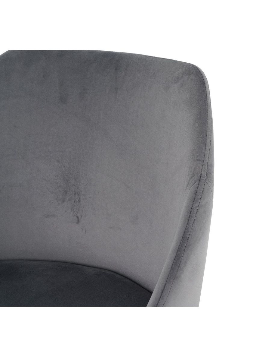 Стілець PEPIO чорний каркас/сірий Intarsio (365461263)