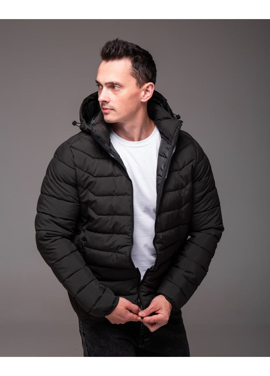 Оливковая (хаки) демисезонная деисезонная куртка с отстегивающимся капюшоном Vakko