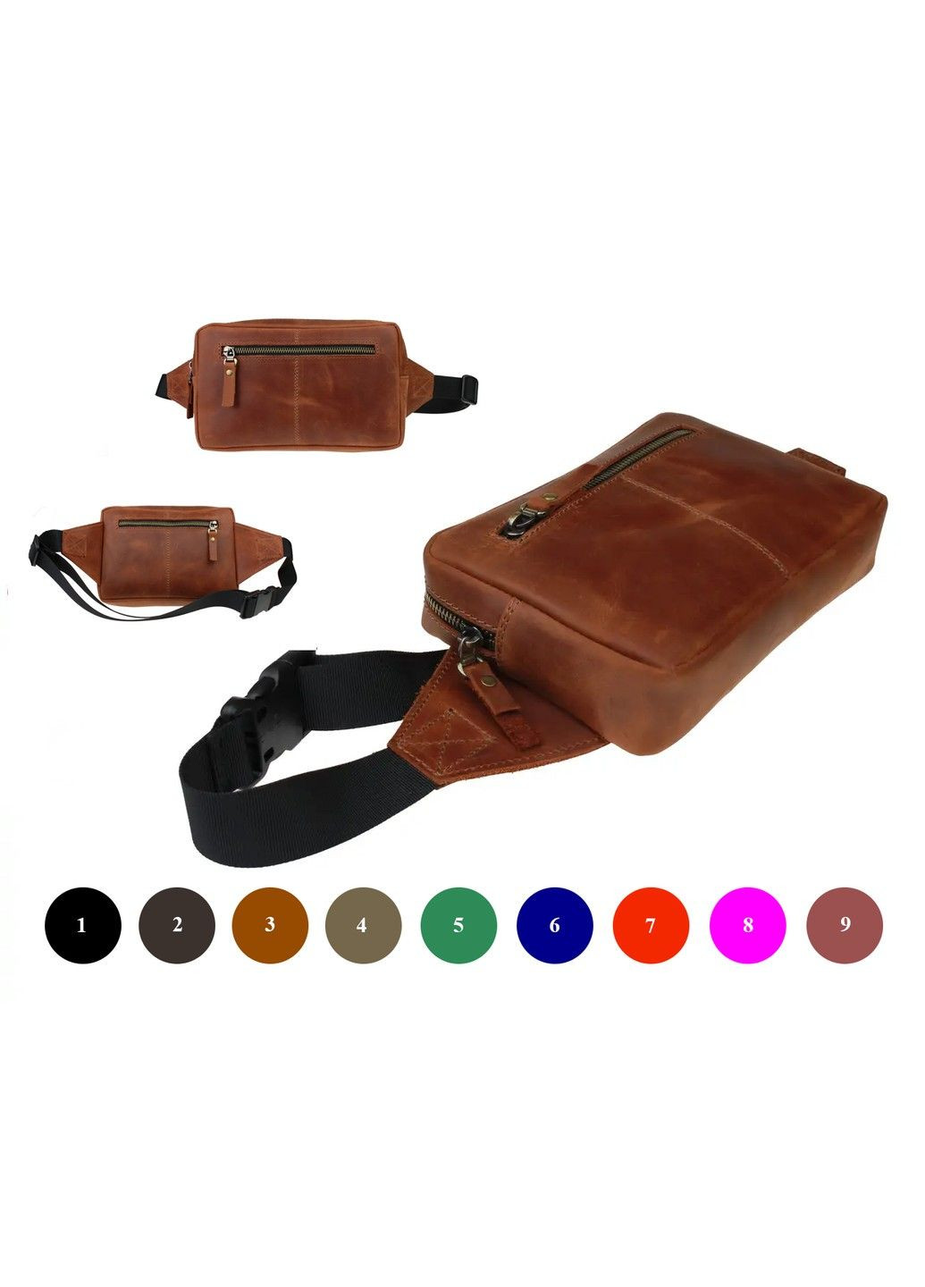 Кожаная бананка FREESKIN (301648154)