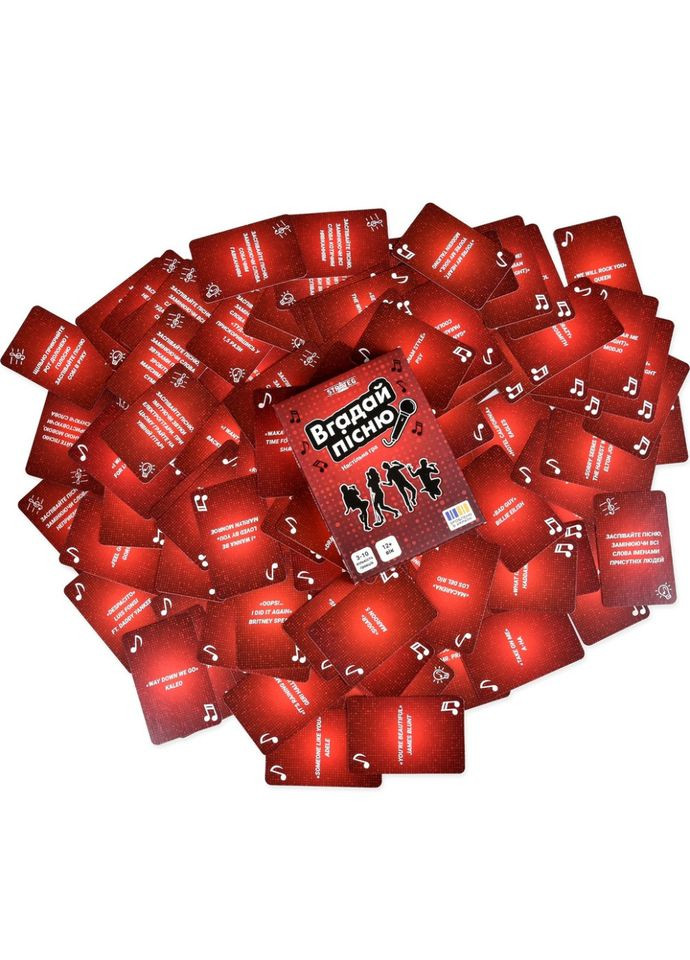 Настольная игра "Угадай песню" 30947 инструкция, игральные карты Strateg (366421297)