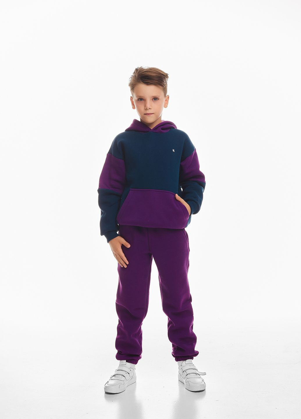 Детский спортивный утепленный костюм на флисе для мальчика Kindamor Active Heat 2024-2025 (302663617)