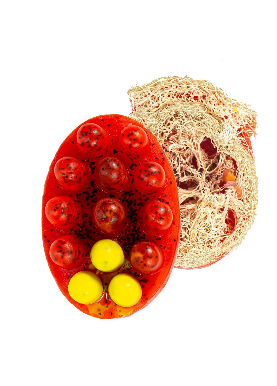 Натуральное мыло скраб с люфою с ароматом арбуза Top Beauty (367989951)