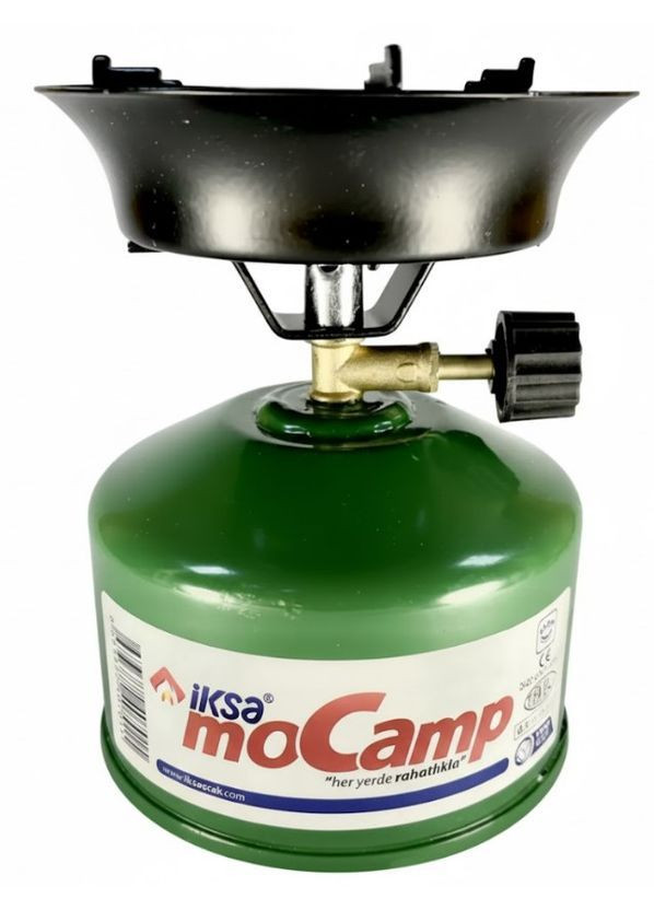 Походная газовая горелка с пьезоподжигом для кемпинга и походов Зеленый (2104618788) No Brand (368576310)