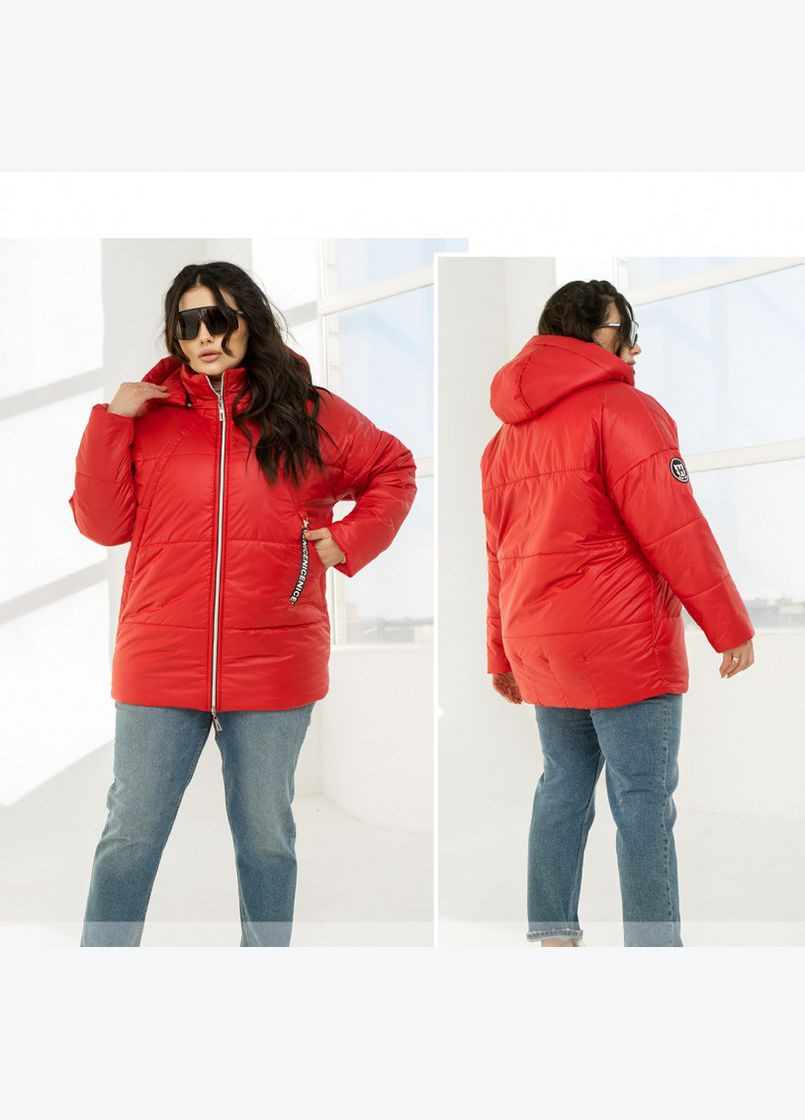 Красная демисезонная куртка Liton