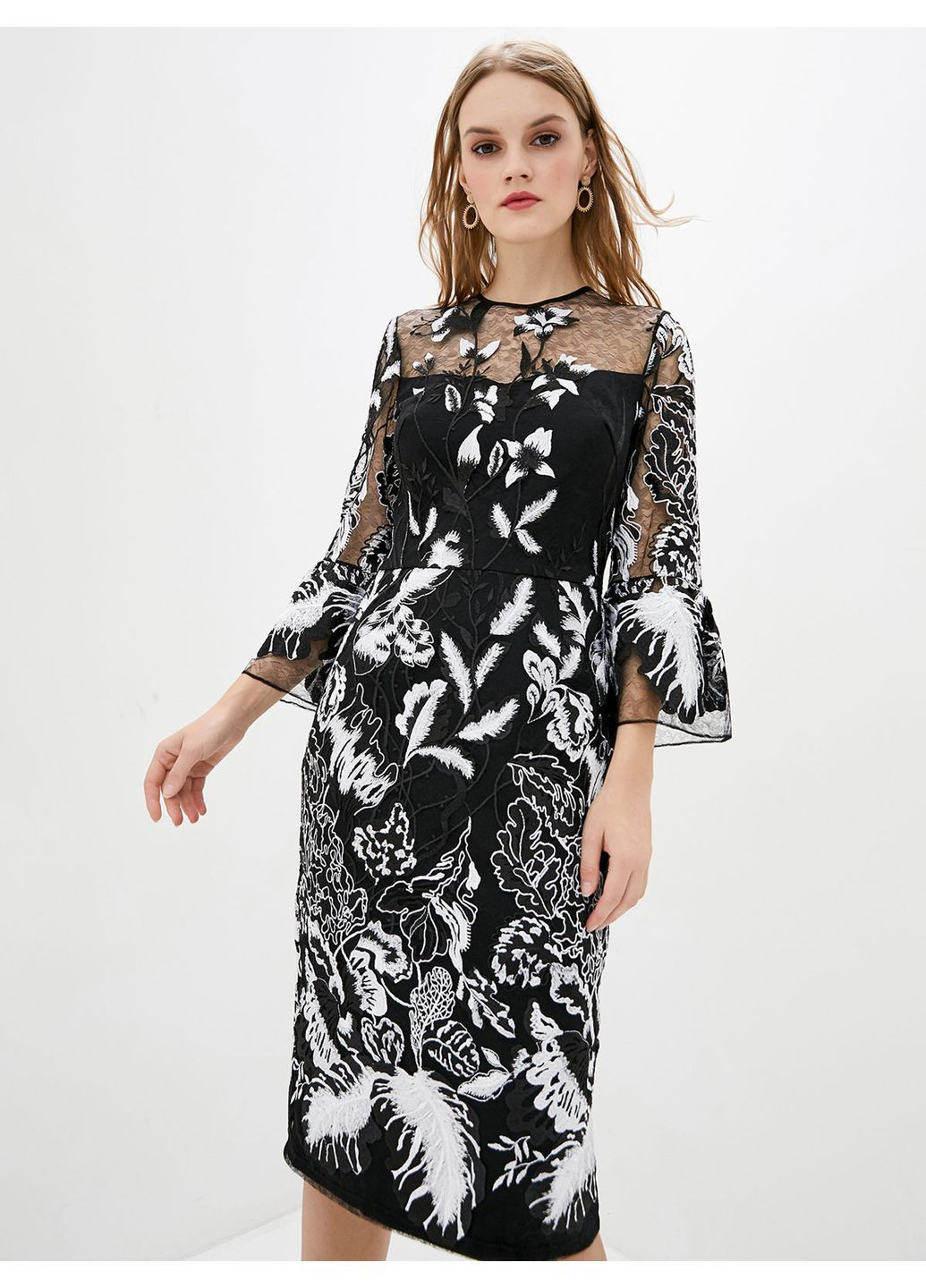 Комбінована вечірня сукня з гіпюру - ua52 / eu46 Iren Klairie