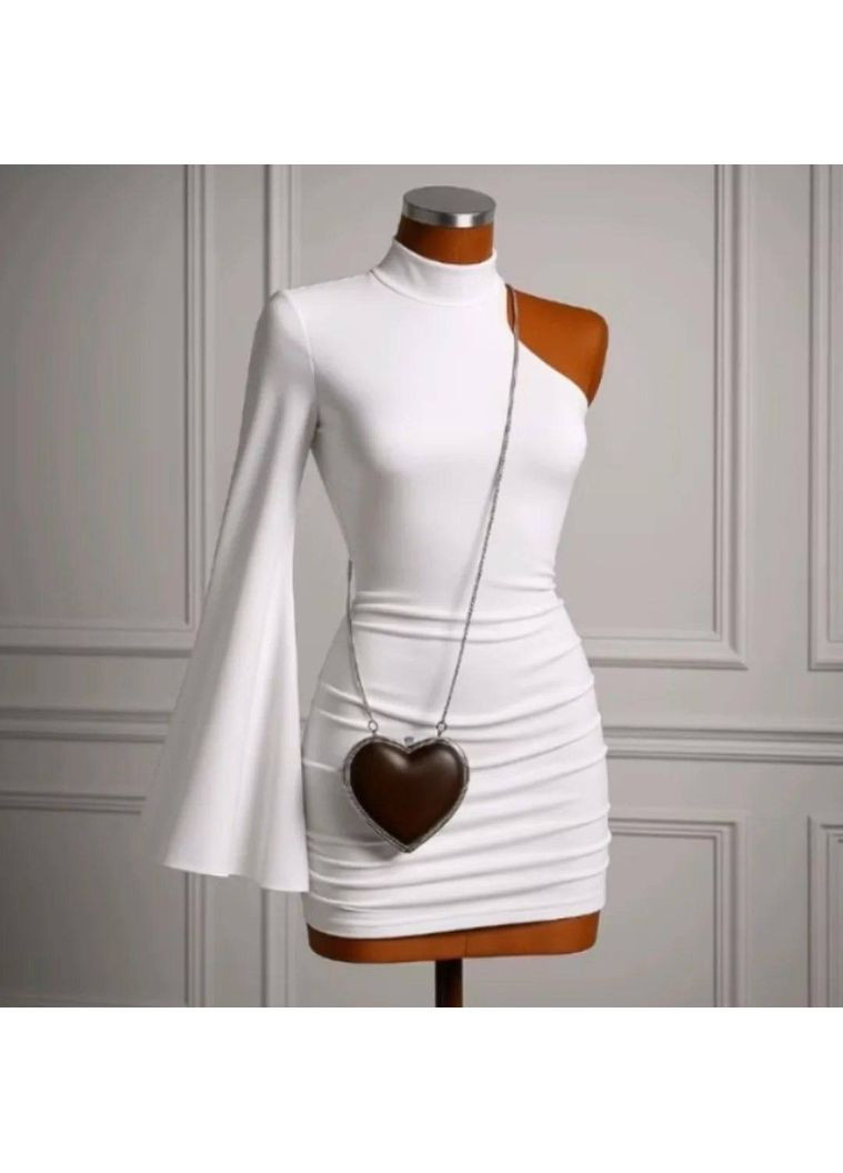 Молочна повсякденний сукня жіноча KaraMix однотонна