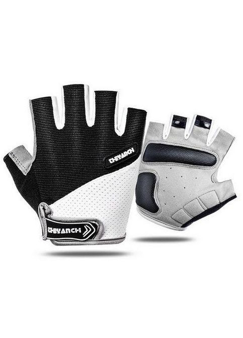 Велоперчатки Sport. Перчатки для занятий спортом. Без пальцев. M/8; Черные . Фитнес перчатки Bd a_0101 (307500459)