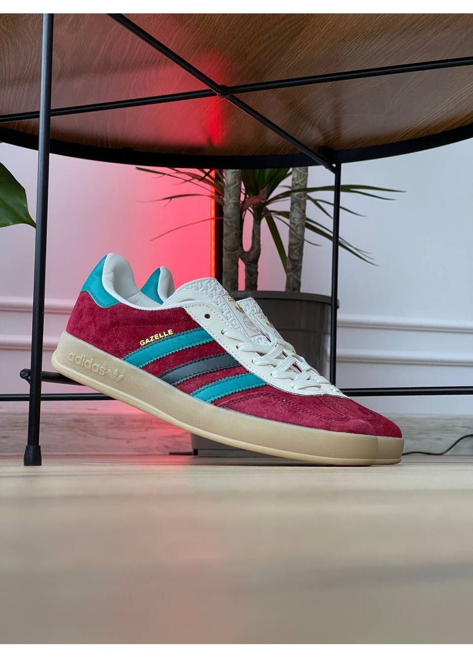 Червоні Осінні кросівки чоловічі і жіночі adidas gazelle red | адідас газель червоні No Brand