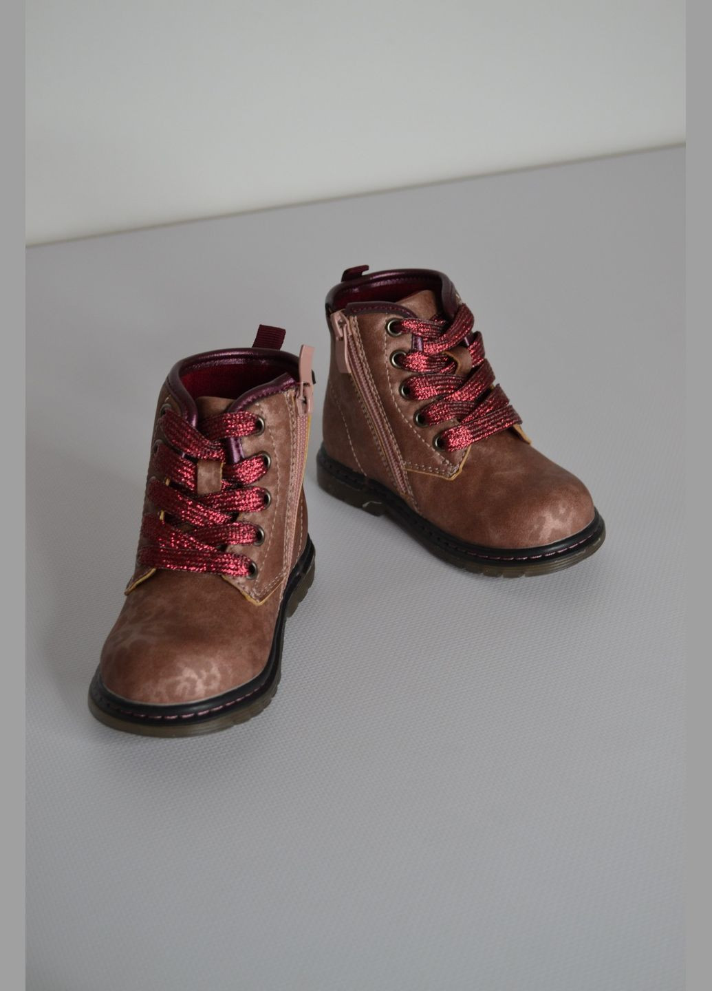 Демісезонні черевики 22 р 13,5 см коричневий артикул Д296 Kimbo-O (297715027)