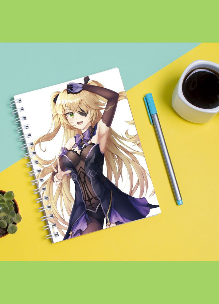 Скетчбук (Sketchbook) блокнот для рисования с принтом "Genshin Impact - Геншин Удар 3" Кавун блокнот для малювання (316133015)