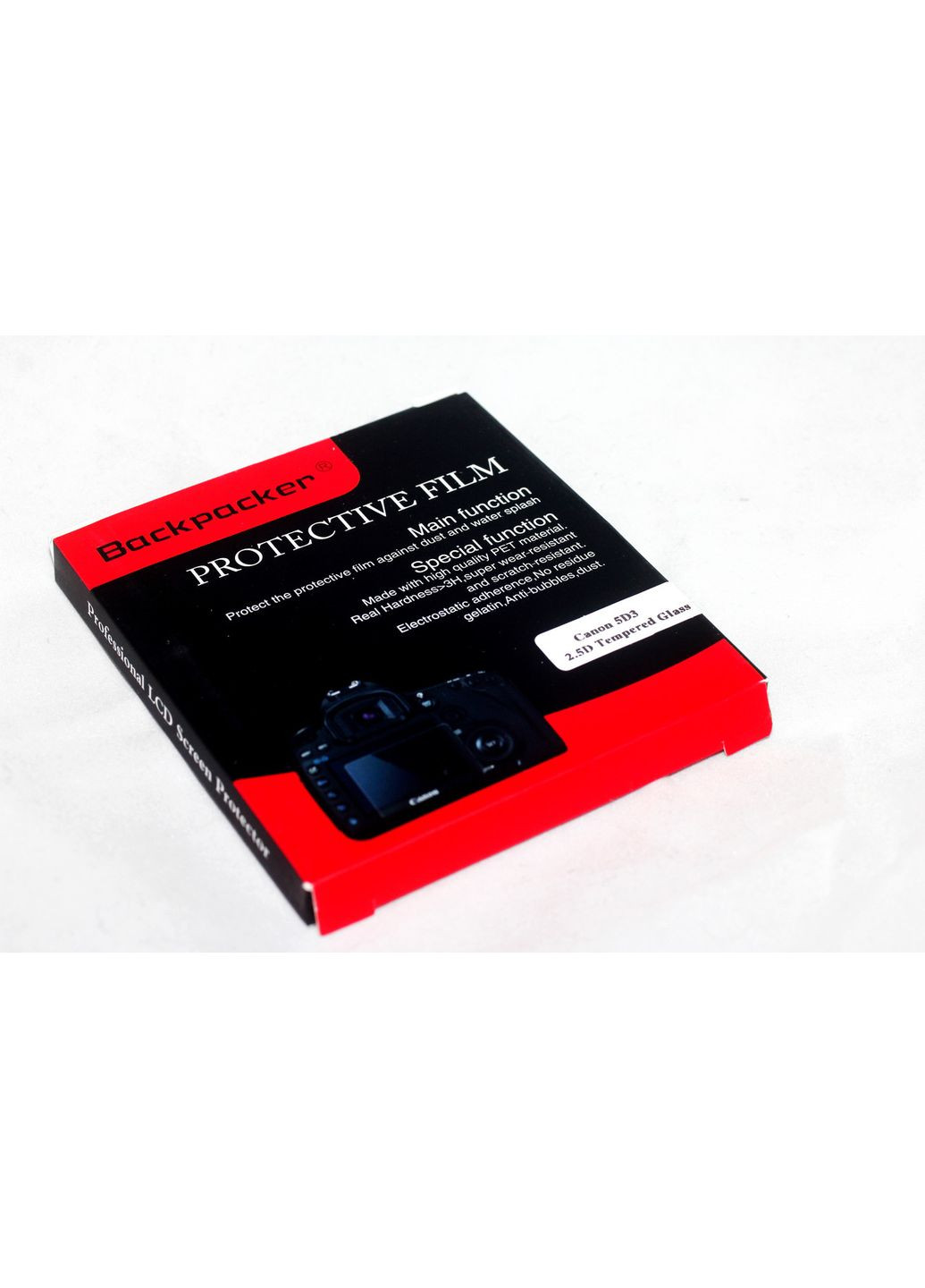 Захист основного та допоміжного LCD екрану Backpacker для 5D Mark III НЕ ПЛІВКА - загартоване скло Canon (372799675)