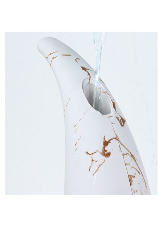 Дозатор сенсорний для мила, автоматичний, диспенсер, білий мрамор, 300 мл No Brand (346048719)