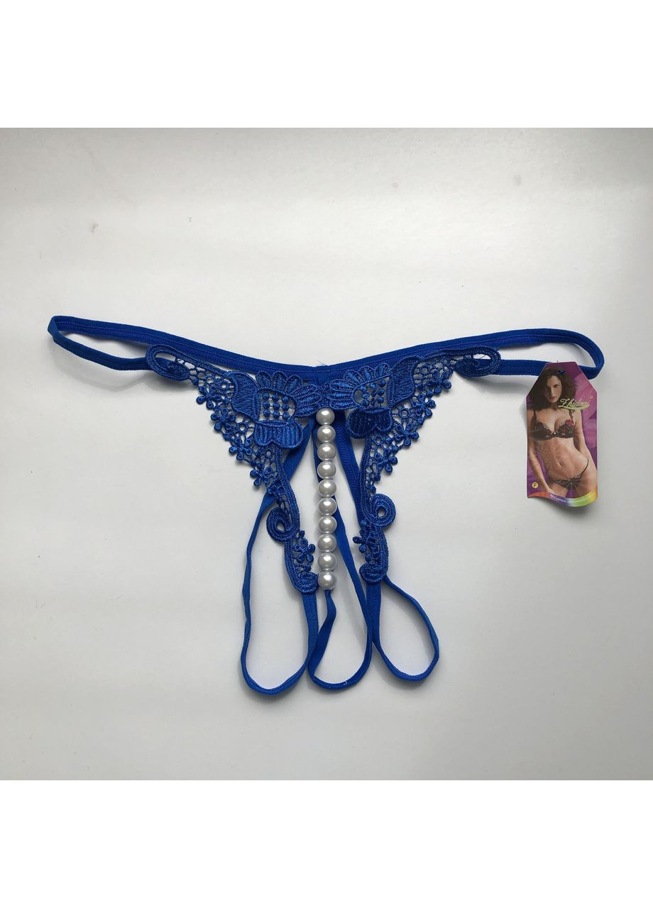 Мереживні трусики з перлами (арт. 8035) No Brand (361204856)