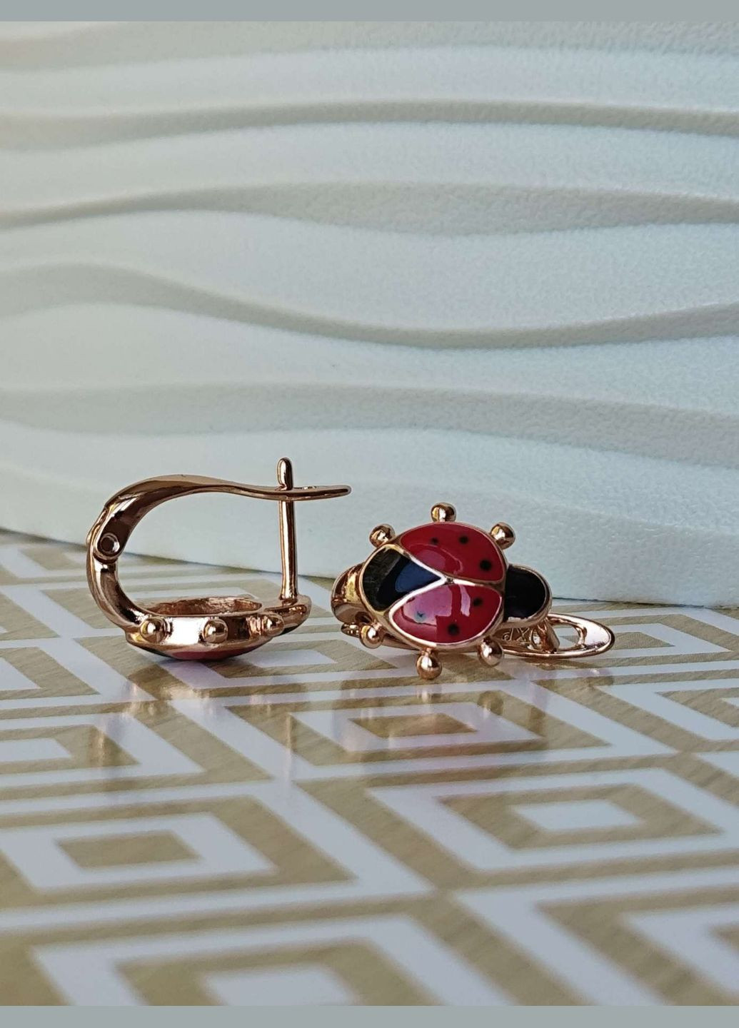 Детские сережки ксюпинг xuping медзолото позолота солнышки Xuping Jewelry (336190241)