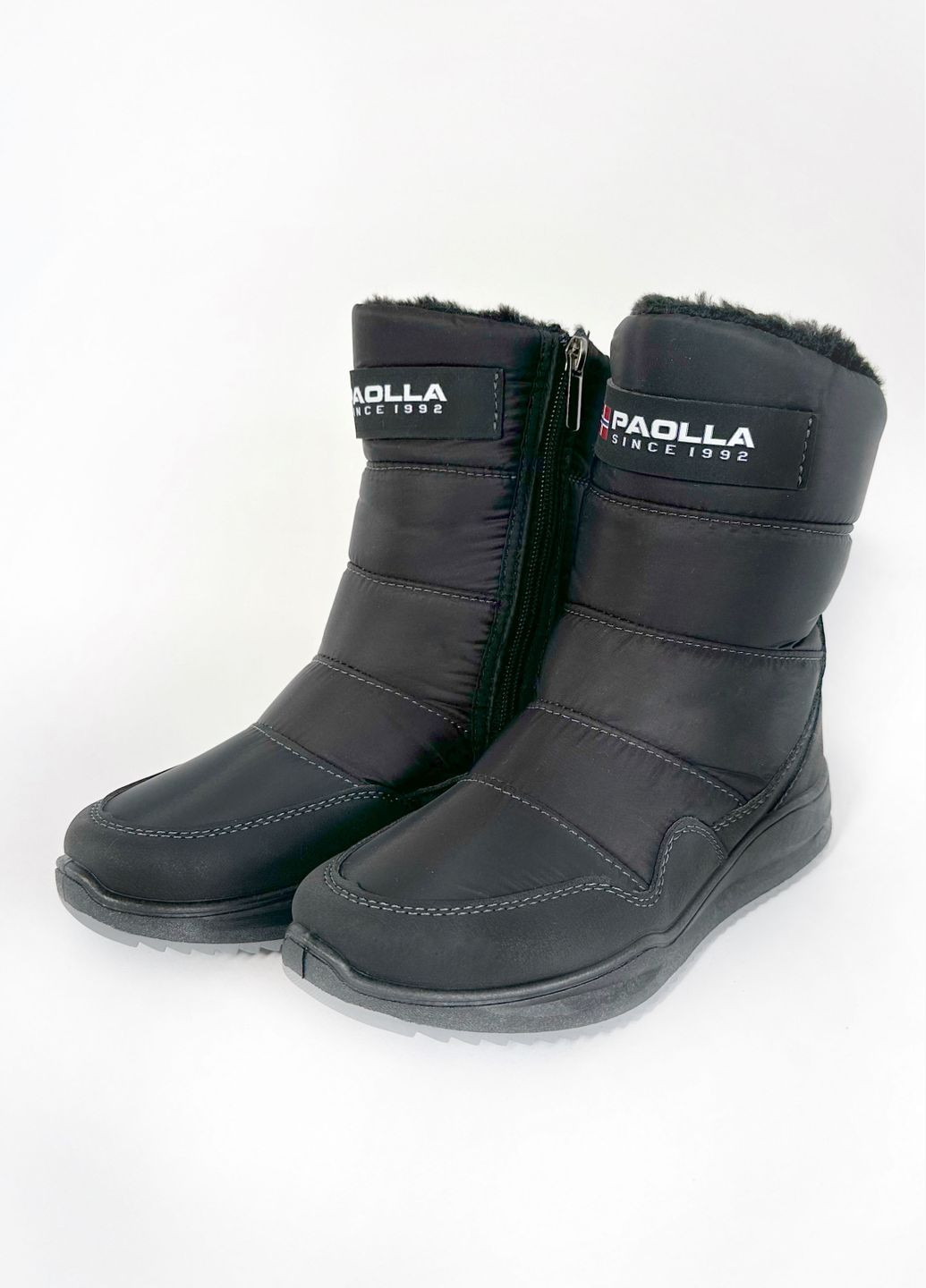 Зимові чоботи Блискавка з хутряною підкладкою Paolla (305847408)