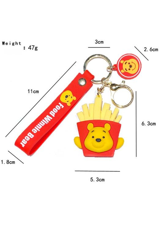 Винни Пух брелок Winnie the Pooh детский брелок на рюкзак, ключи 6,3 см Shantou (297082709)
