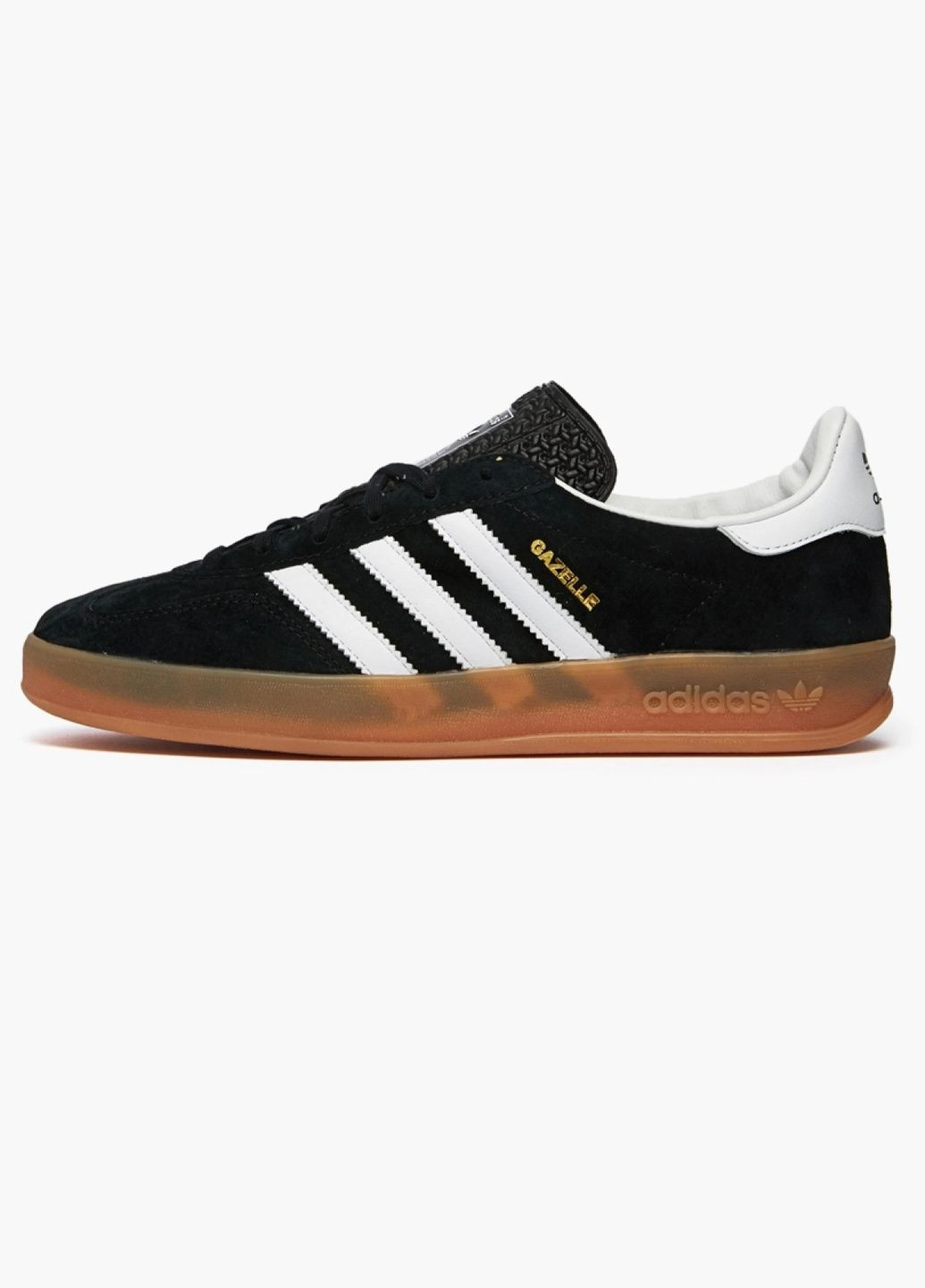 Чорні всесезонні кросівки унісекс gazelle indoor black h06259 adidas