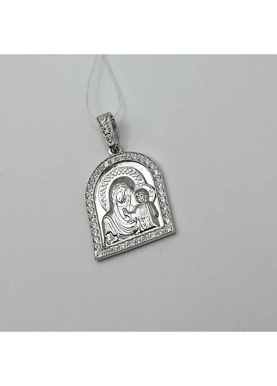 Православна ладанка срібна "Богородиця Казанська" 3,5 г No Brand (369737111)