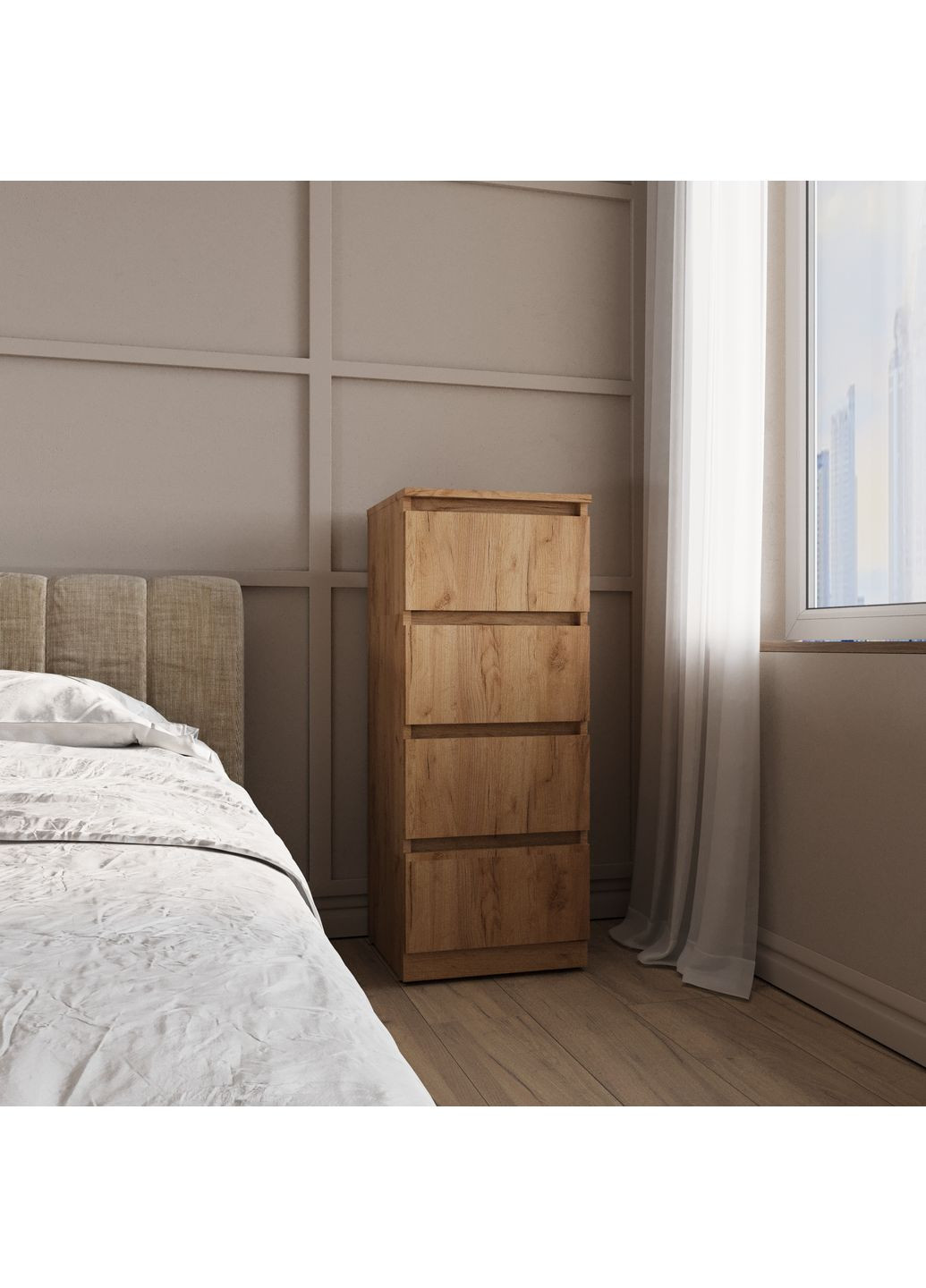 Комод на 4 шухляди 40х40х100см MEBEX (354792669)