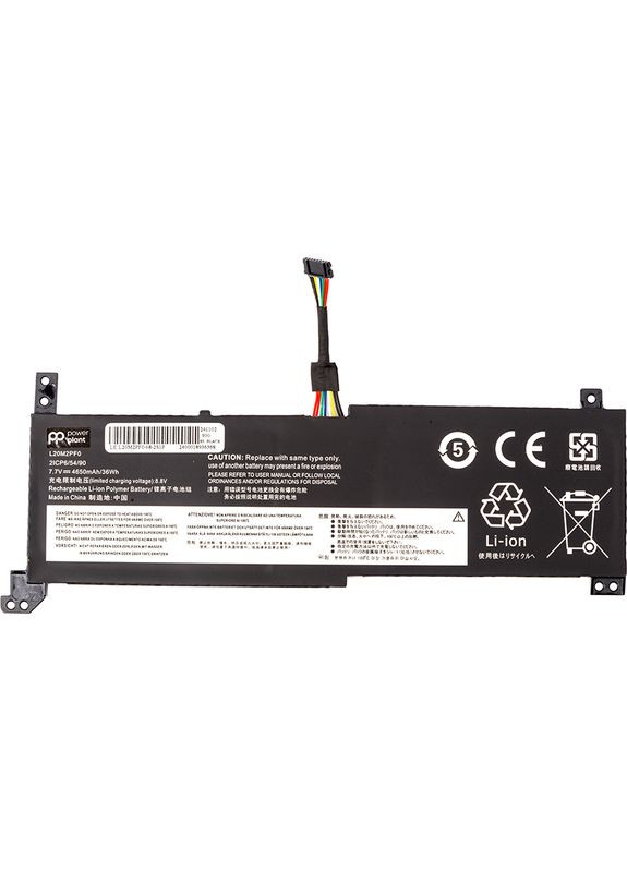 Аккумулятор для ноутбуков LENOVO IdeaPad 3-14ITL6 (L20M2PF0) 7.7V 4650mAh PowerPlant (317348057)