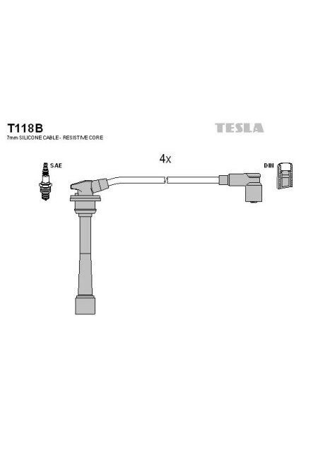 Комплект кабелей зажигания Tesla (366167177)