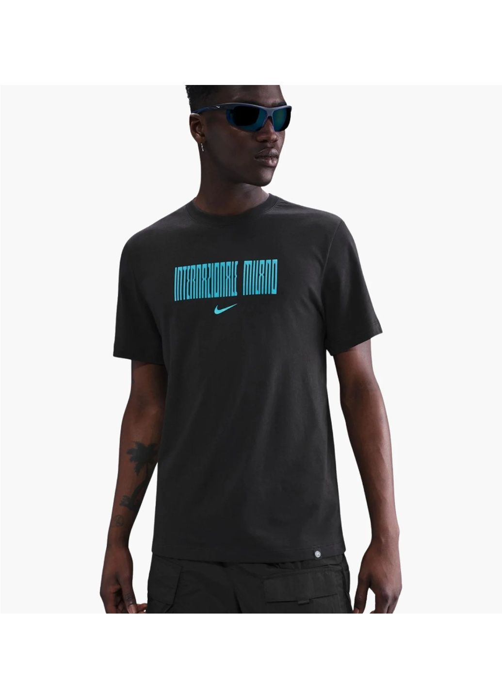 Черная футболка мужская inter black Nike