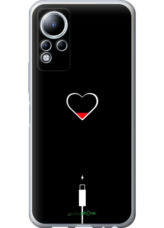 Чохол на Infinix Note 12 Підзарядка серця "4274u-2927-70447" Endorphone (387490632)