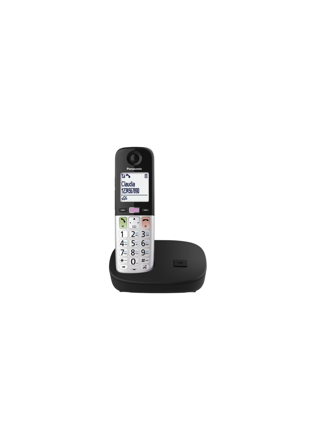 Радиотелефон DECT KX-TGU410UCB, черно-серебристый Panasonic (322560838)