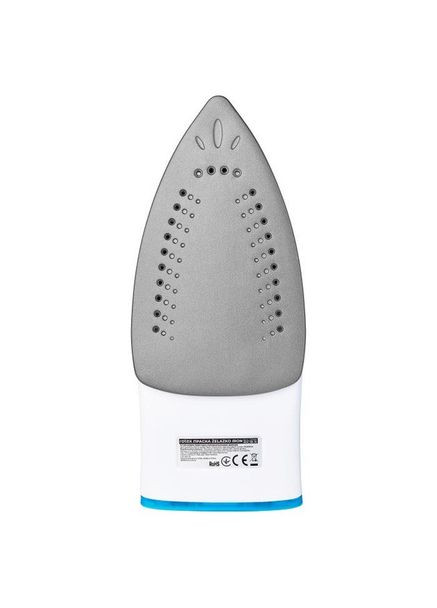 Гладильный утюг RIC18-N Eco Glide Антипригарное покрытие 1600Вт Вертикальное отпаривание Голубой/Белый Rotex (351361312)