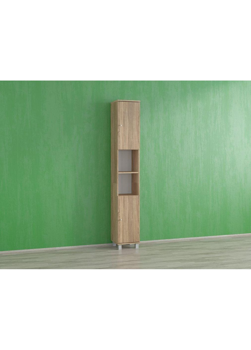 Пенал для ванной комнаты с полками тумба в ванную комнату на кухню I-021 No Brand (371909892)