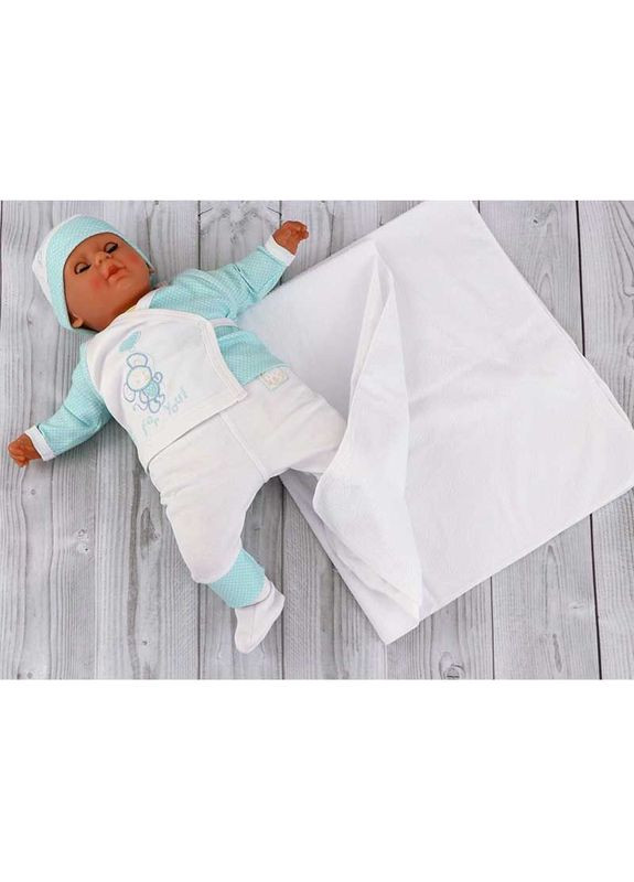 Пелюшка вологонепроникна, 65х95 см, білий () Руно ПН6595 (328448548)