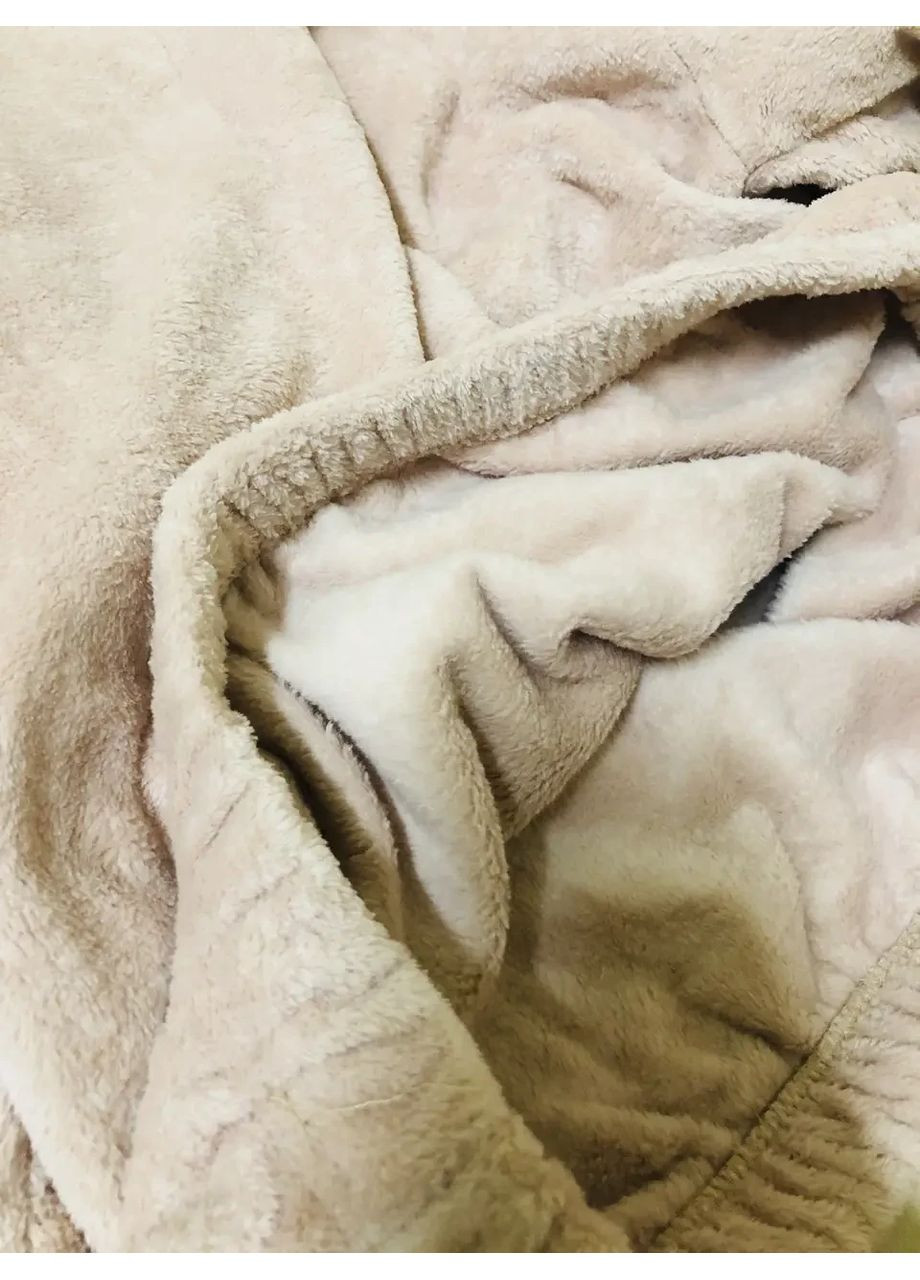 Пудровая зимняя теплая зимняя пижама женская махра 44 46 48 50 52 44 No Brand