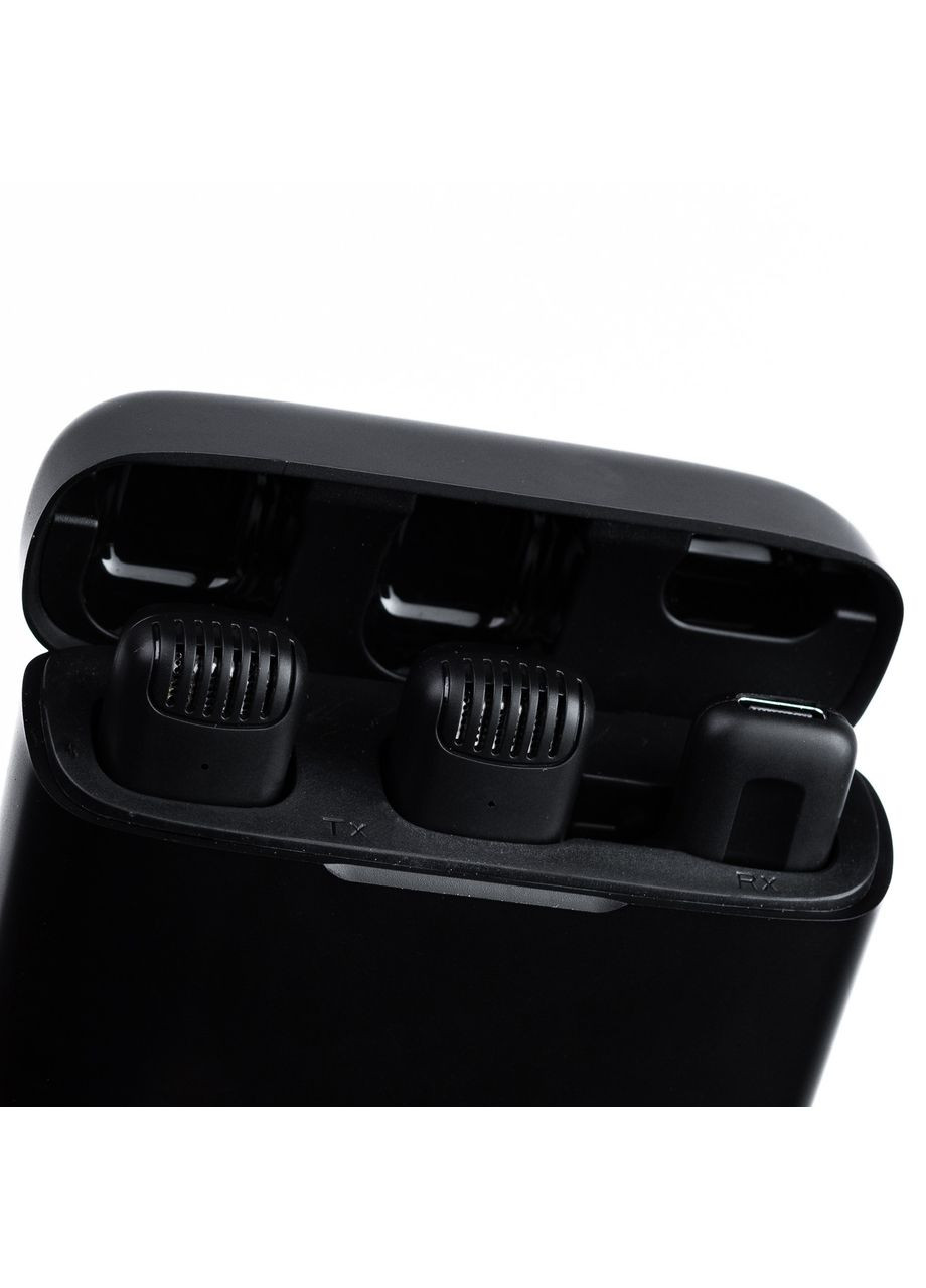 Петличний мікрофон для телефону бездротовий набір 2 шт блютуз з шумопоглинанням для відеоблогерів та журналістів ProDobro (364190793)