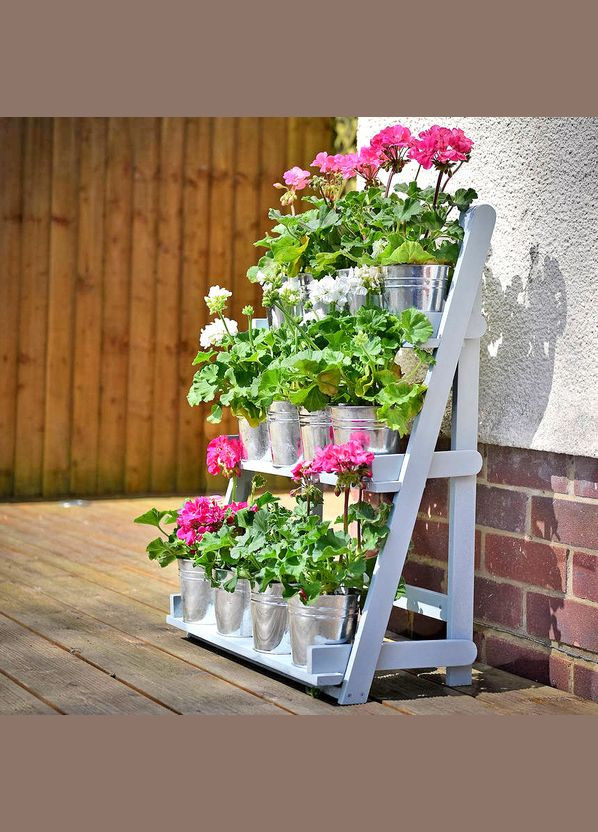 Полка настенная для цветов из дерева Сан-Бернарду зефир (ЦВС-002220) No Brand (328226816)