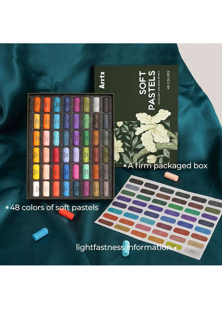 Сухий пастель ASP-0148A 48 кольорів (LC303472) Arrtx (323046295)