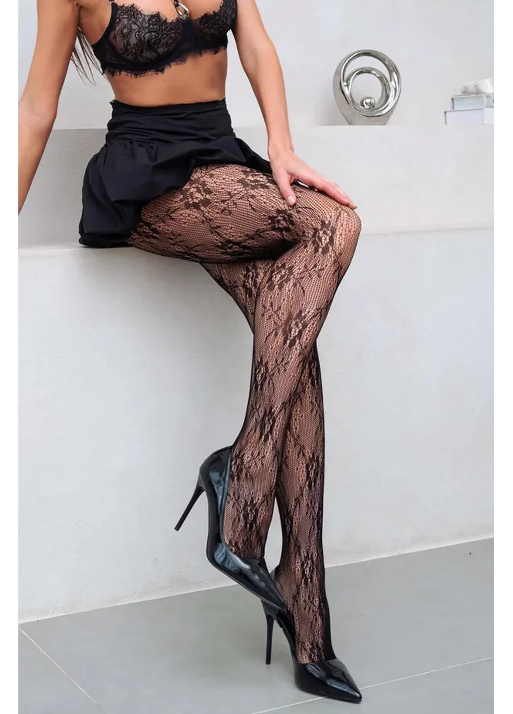 Колготки мереживні сітка Panna 0126 Flowers InSecret (382706764)