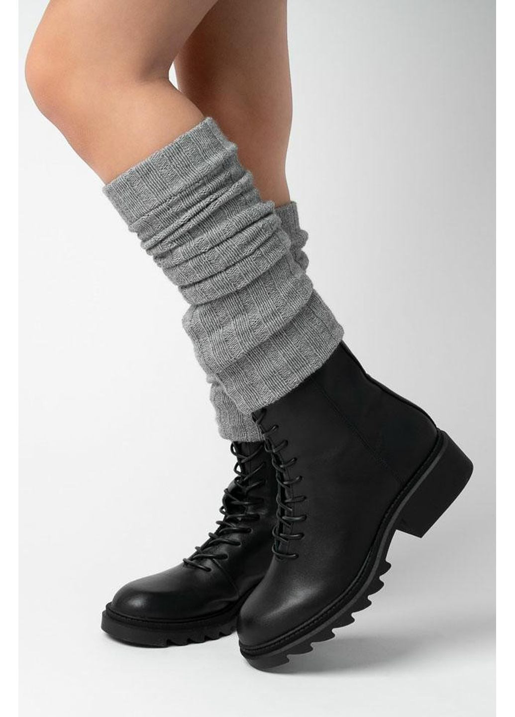 Гетри теплі вовняні в рубчик 068 One Size Steven (349500510)