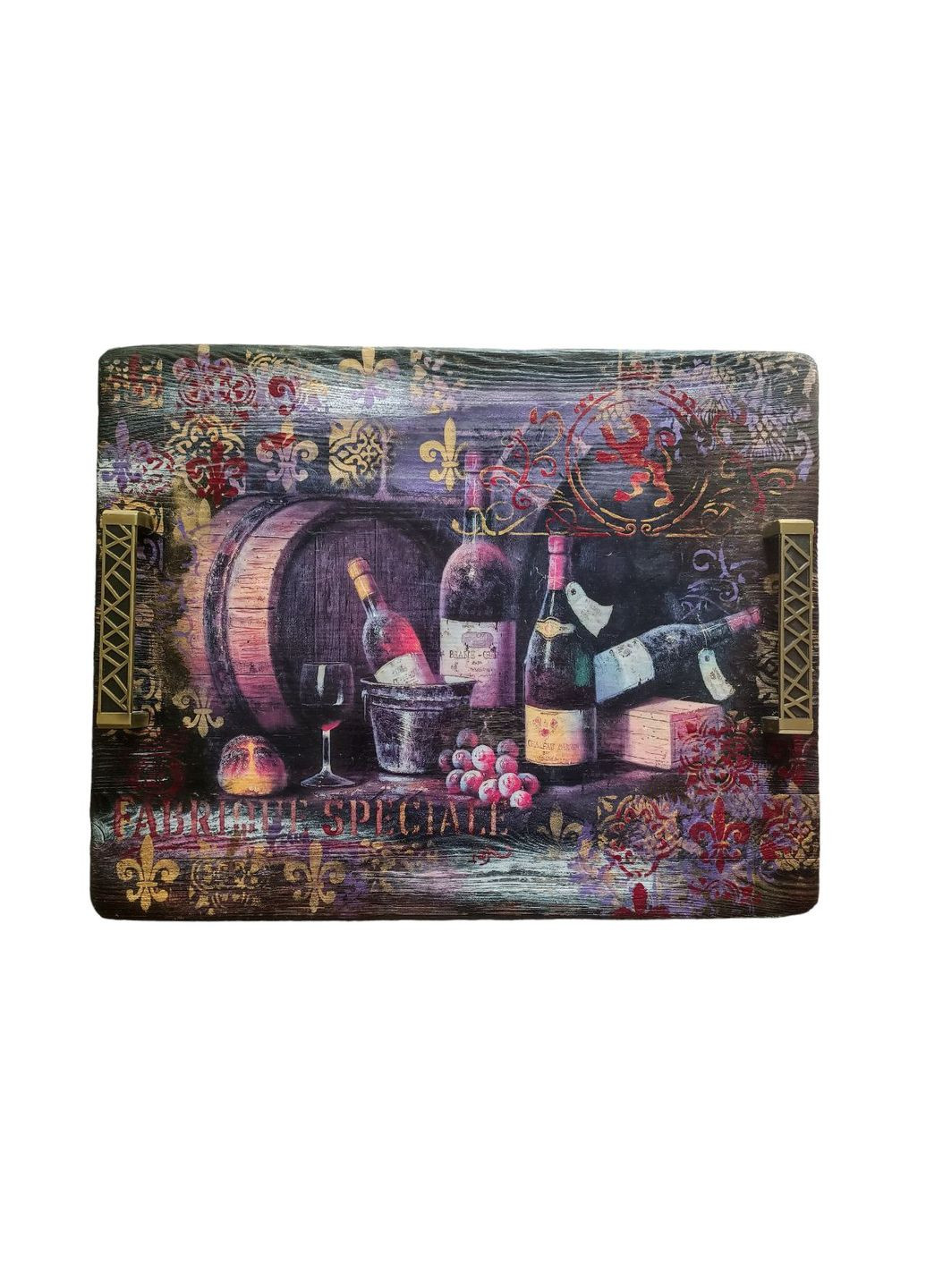 Дерев'яна таця з романтичним погребом Handmade (308071303)