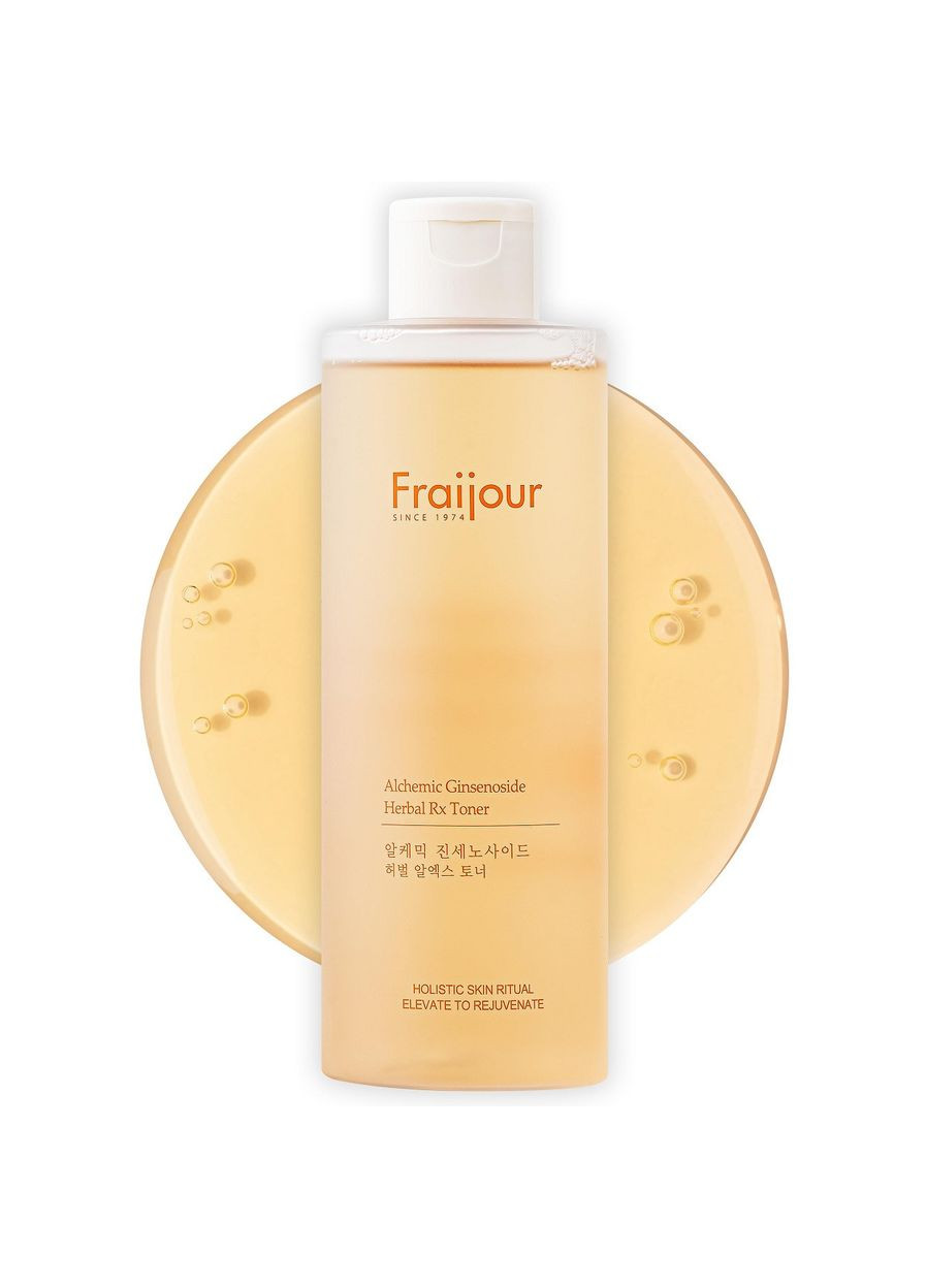 Антивозрастной тонер для лица с женьшенем и пептидами Alchemic Ginsenoside Herbal Rx Toner 250 мл Fraijour (369785244)