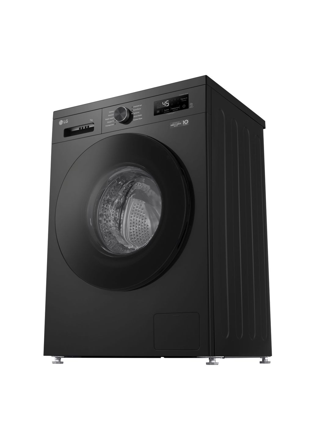 Пральна машина, фронтальна, 7 кг, A+++, антрацит LG (360395714)