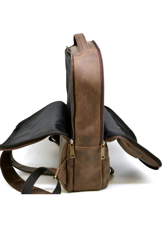 Шкіряний чоловічий для ноутбука рюкзак коричневий RC-7280-3md TARWA (306373273)