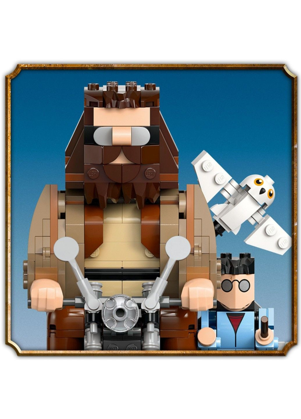 Конструктор детский Поездка Хагрида и Гарри на мотоцикле (76443) Lego (325689068)