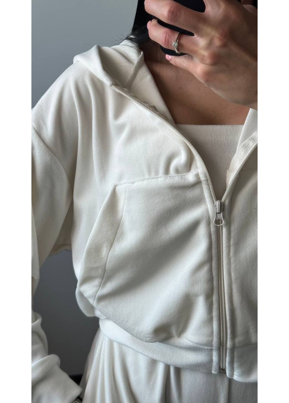 Жіночий молочний костюм трійка No Brand (360856752)