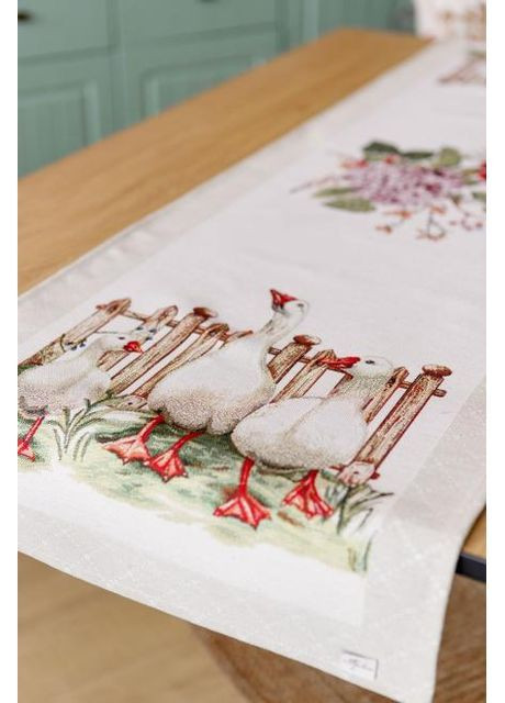 Доріжка Гуси 35х100 см Різнобарвний (8277) Прованс (367114306)