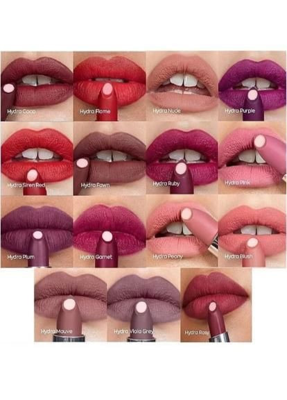 Матова губна помада з гіалуроновою кислотою «Супер Зволоження», Лілова/Hydra Mauve Avon (333937553)