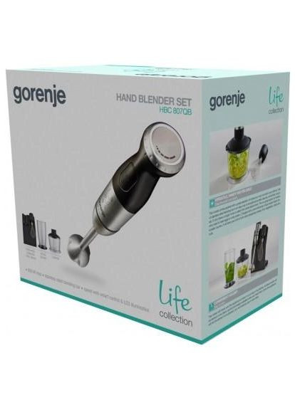 Блендер занурювальний HBC807QB Gorenje (360418801)