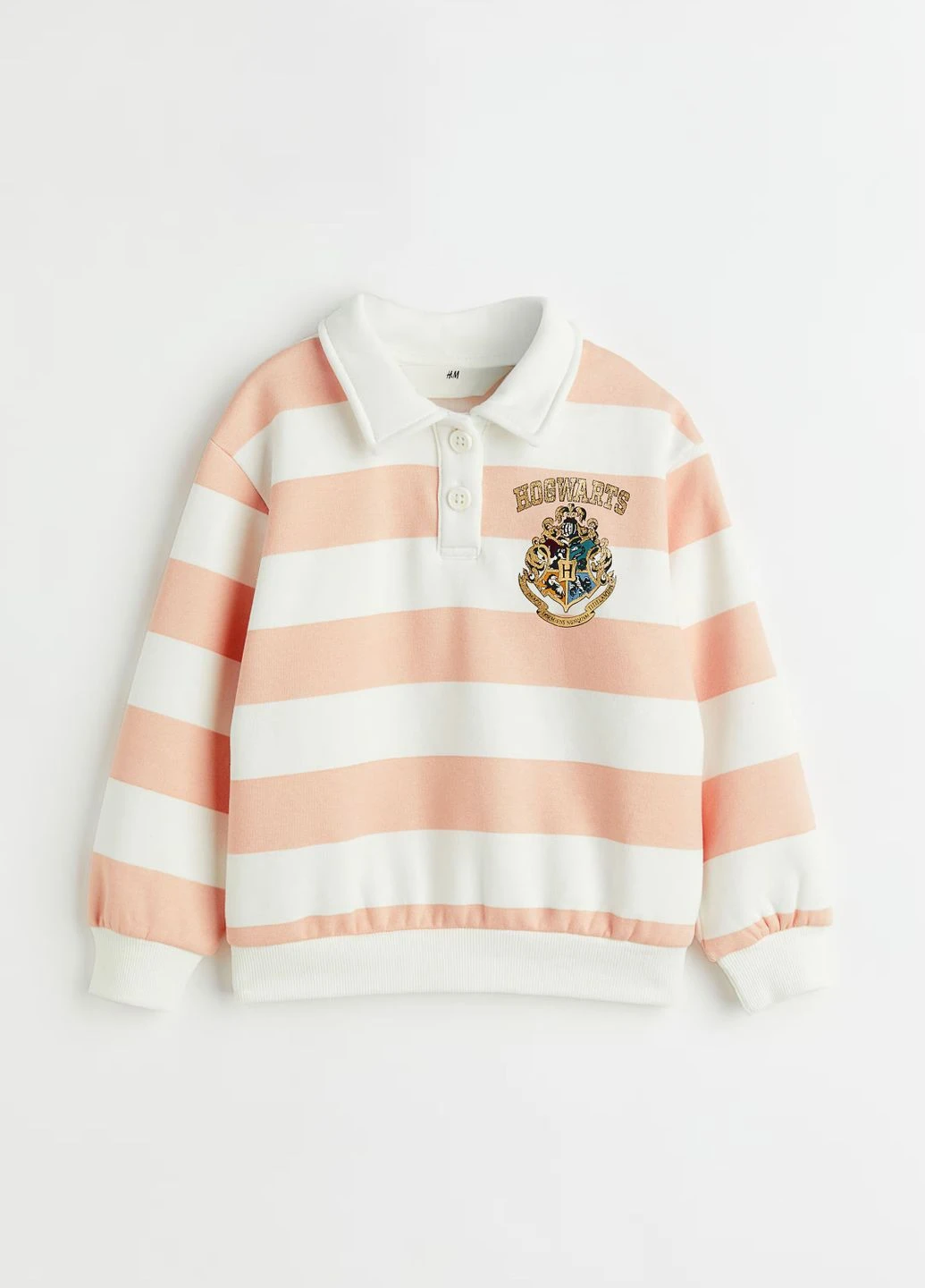 H&M свитшот из хлопка harry potter однотонный комбинированный кэжуал