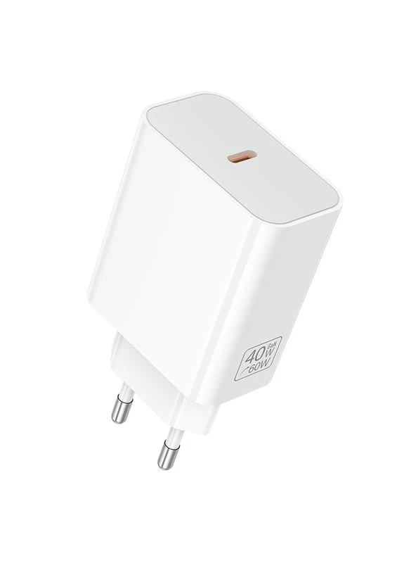 Мережевий зарядний пристрій BA109A Star single port PD40W charger (EU) Borofone (391487499)